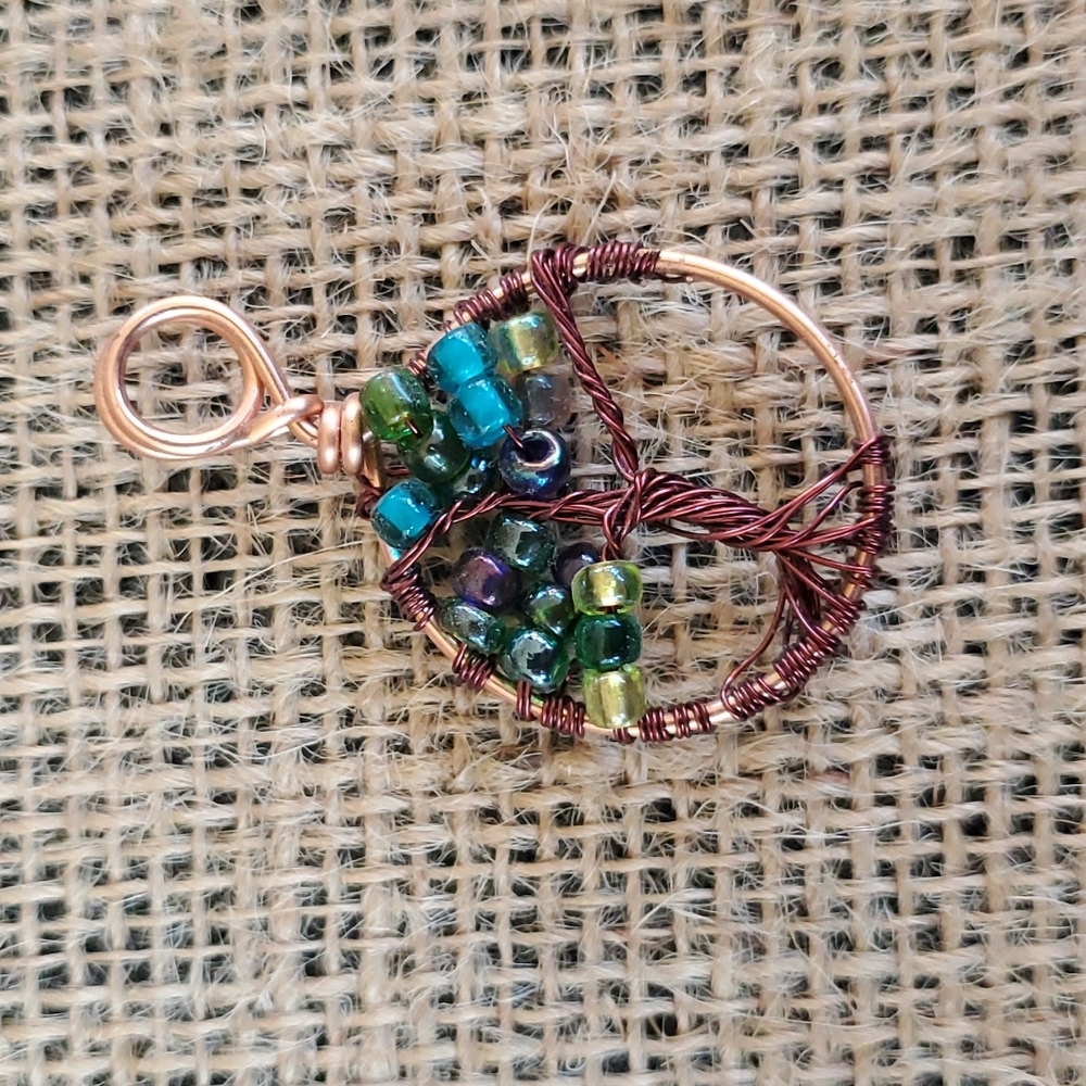 Handmade tree of life pendant
